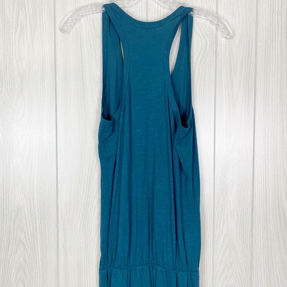 Sundry | Teal Racerback Tank Maxi Dress Size Small (1) - Picture 6 of 13